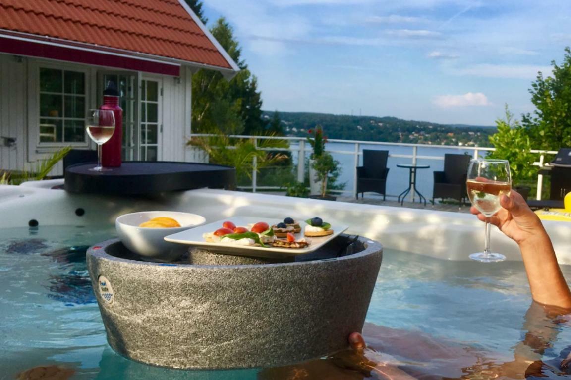 Lovely Studio Apartment Seaview & Private Sauna Lerum Dış mekan fotoğraf